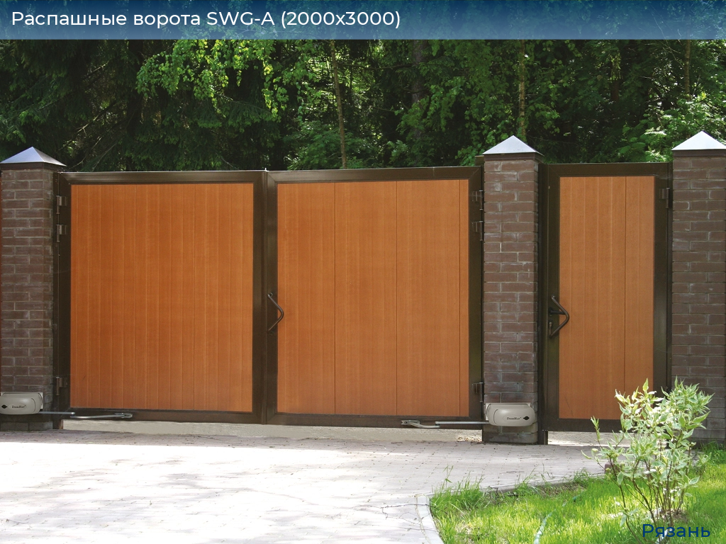 Распашные ворота SWG-A (2000х3000), ryazan.doorhan.ru
